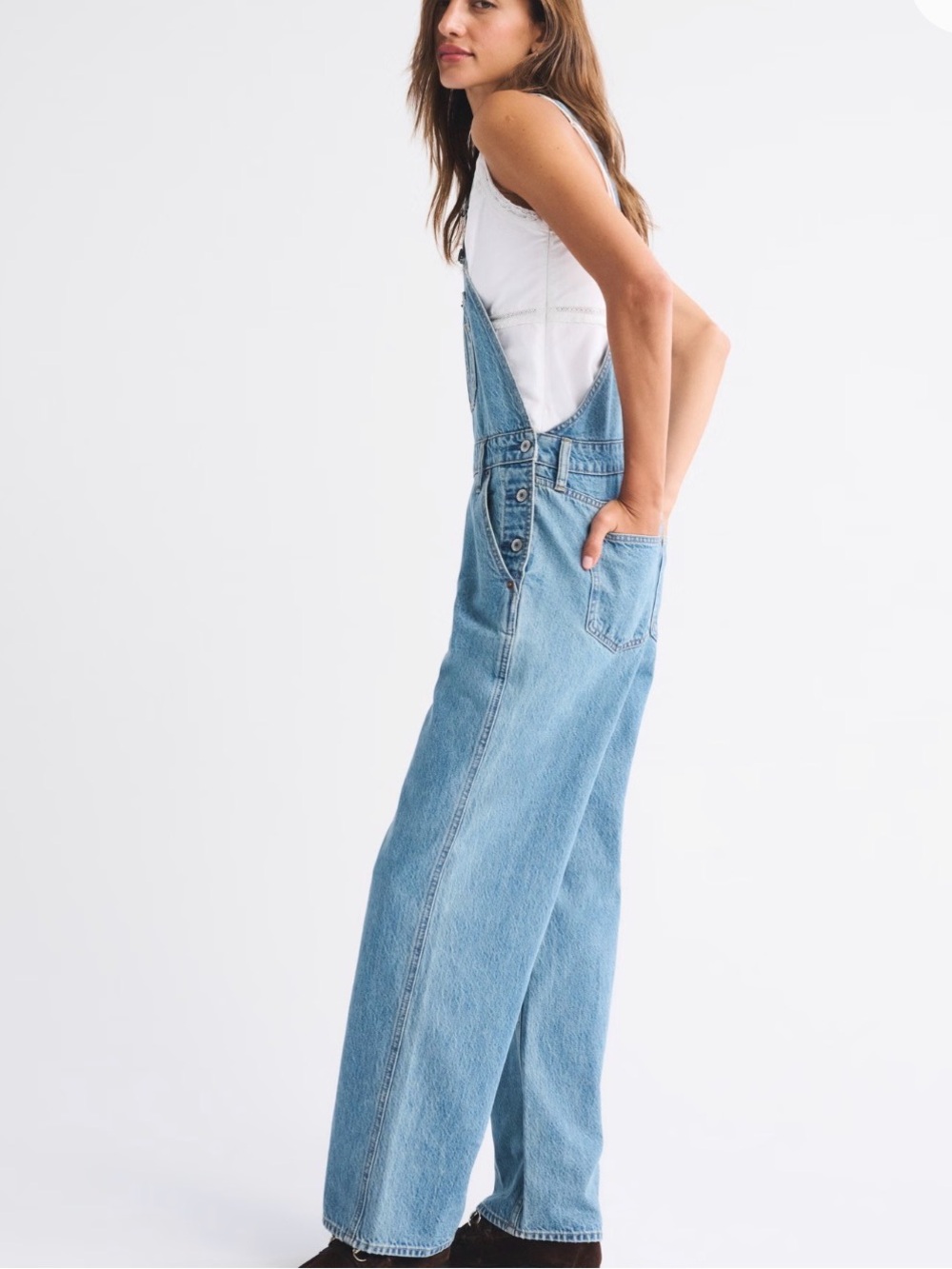 Abercrombie Denim Overalls for Women NWT - Picture 2 of 5